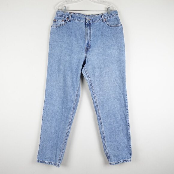 Vintage USA Levi's 550 Relaxed Fit Jeans Women's 18 MIS M Tapered Leg 90s - Picture 1 of 11